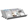 vidaXL Magazine Rack Grey Sonoma 90 x 53 x 28.5 cm Engineered Wood