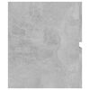 vidaXL Sink Cabinet with Built-in Basin Concrete Grey Engineered Wood
