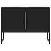 vidaXL Bathroom Sink Cabinet Black 80x33x60 cm Engineered Wood