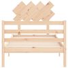 vidaXL Bed Frame without Mattress 90x200 cm Solid Wood