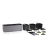 LECHUZA Planter TRIO Stone 30 ALL-IN-ONE Stone Grey