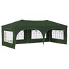 vidaXL Pop-up Party Tent Green 575 x 288 x 245 cm Oxford Fabric