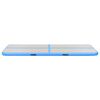 vidaXL Inflatable Gymnastics Mat with Pump 500x100x10 cm PVC Blue