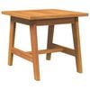 vidaXL Side Table Oil Natural 45 x 45 x 40 cm Solid Acacia Wood