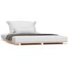 vidaXL Bed Frame without Mattress 150x200 cm King Size Solid Wood Pine