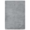 vidaXL Teddy Rug Grey 170x120 cm