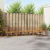 vidaXL Outdoor Sofa Set 5 pcs Natural Solid Acacia Wood