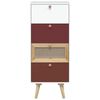 vidaXL Highboard with Drawers 40x30x95 cm Engineered Wood