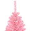 vidaXL Christmas Tree with 150 LEDs with Stand Pink 120 cm PVC