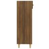 vidaXL Shoe Cabinet Brown Oak 30x35x105 cm Engineered Wood