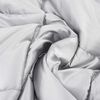 vidaXL Full Year Duvet Silver 200 x 155 cm Satin and Microfiber