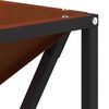 vidaXL Fire Pit Brown 50 x 50 x 35 cm Weathering Steel