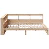 vidaXL Bookcase Bed without Mattress 150x200 cm Solid Wood Pine