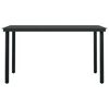 vidaXL 5 Piece Garden Dining Set Black