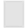 vidaXL Access Panel White 43.5 x 33 x 3 cm Steel