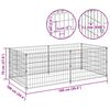 vidaXL Dog Kennel Black 200x100x70 cm Steel