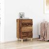 vidaXL Bedside Cabinet Old Wood 40 x 35 x 70 cm Engineered Wood