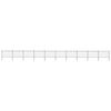 vidaXL Garden Fence | Steel | Sturdy | Rectangular | Modern