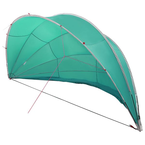 vidaXL Pool Dome Folding Manual Blue 592 x 590 x 275 cm