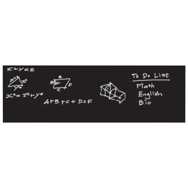 WALPLUS Chalkboard Decoration Sticker 200x45cm Black