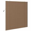 vidaXL Roller Blind with Curtains Manual Brown 140 x 160 cm Bamboo