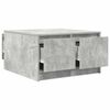 vidaXL Coffee Table with Drawers Concrete Grey 70.5x70x40 cm