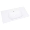 vidaXL Built-in Wash Basin 805x460x105 mm SMC White