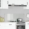 vidaXL Kitchen Backsplash Transparent 120 x 40 cm Tempered Glass