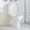 vidaXL Soft-close Toilet Seat with Quick-release Design White