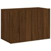 vidaXL 5 Piece TV Wall Units Brown Oak Engineered Wood