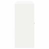 vidaXL Storage Cabinet White 90 x 40 x 90 cm Steel