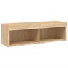 vidaXL 5 Piece TV Wall Units with LED Sonoma Oak Engineered Wood