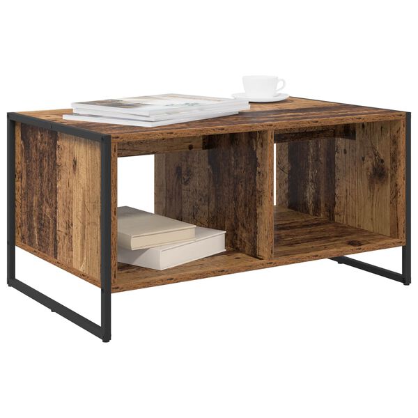 vidaXL Coffee Table Old Wood 80 x 50 x 40 cm Engineered Wood