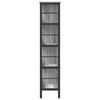 vidaXL Bookshelf Grey Sonoma 82 x 32 x 144.5 cm Engineered Wood