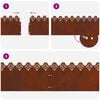 vidaXL Lawn Edgings 10 pcs Rusty 103 x 0.05 x 22 cm Weathering Steel