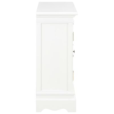 vidaXL Sideboard White 70x28x70 cm Solid Pine Wood