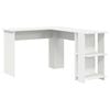 vidaXL Corner Desk White Engineered Wood 140 x 113.5 x 75 cm