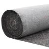 vidaXL Pool Fleece Folding Grey 1 x 50 m Polyester and cotton