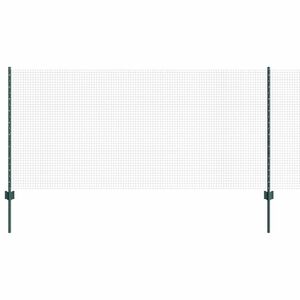 vidaXL Fence with Post Green