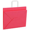 vidaXL Paper Bags 50 pcs with Handles Pink 32x22x24 cm
