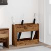 vidaXL Umbrella Stand Old Wood 65 x 24 x 50 cm Engineered Wood