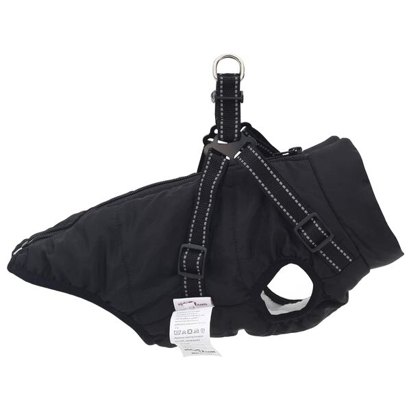 vidaXL Dog Coat Black L32
