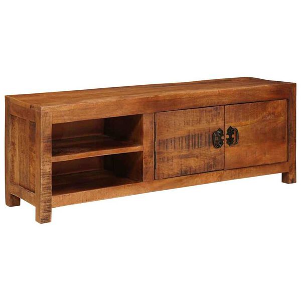 vidaXL TV Cabinet Brown 110 x 30 x 40 cm Solid mango wood