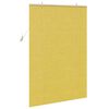 vidaXL Roller Blind with Curtains Manual Yellow 110 x 160 cm Bamboo