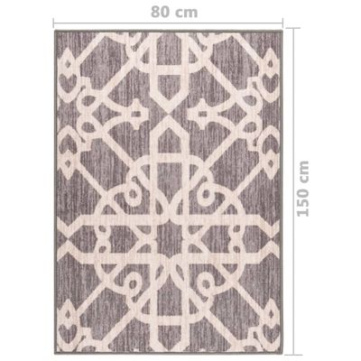 vidaXL Carpet Runner Brown 80x150 cm