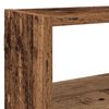 vidaXL Wall Cube Shelf 7 Compartments Old Wood Engineered Wood