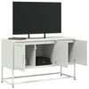 vidaXL TV Cabinet White 100.5x39x60.5 cm Steel