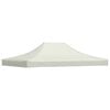vidaXL Party Tent Roof 4.5x3 m Cream 270 g/m&sup2;