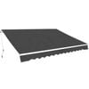 vidaXL Folding Awning Manual Operated 600 cm Anthracite