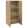 vidaXL Office Cabinet Old Wood 60 x 32 x 115 cm Engineered Wood